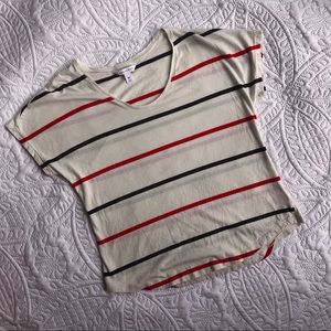 POPSUGAR striped T-shirt